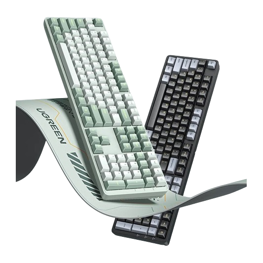 Home Office Laptop - UGREEN Tastatur, mechanisch, kabelgebunden, Gaming-Tastatur, 108