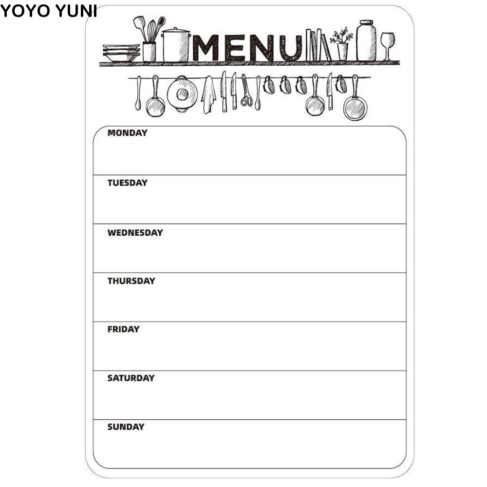 Whiteboard Magnetic - INS Plan Notizblock Memo Magnetischer Aufkleber