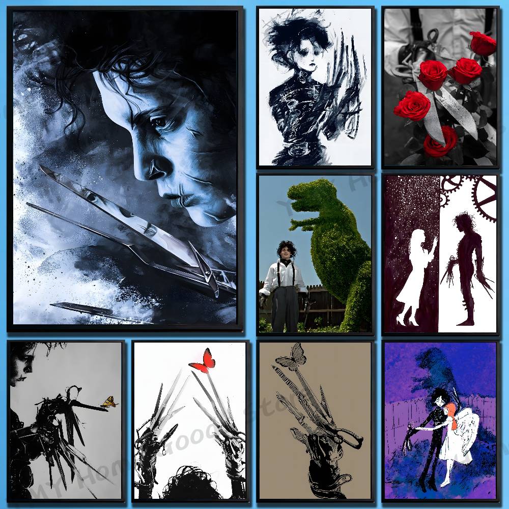 Home Office Romance - Gothic Romance E-Edward Scissorhands Poster für