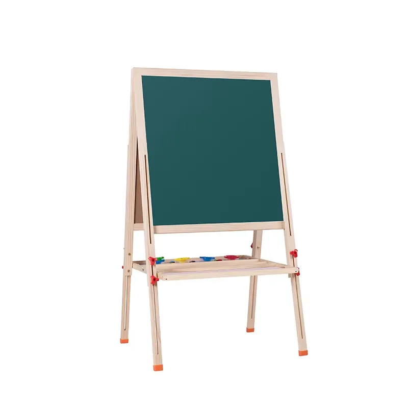 Whiteboard Magnetic - Klappbare, doppelseitig verstellbare, stehende Kinder-Magnettafel mit