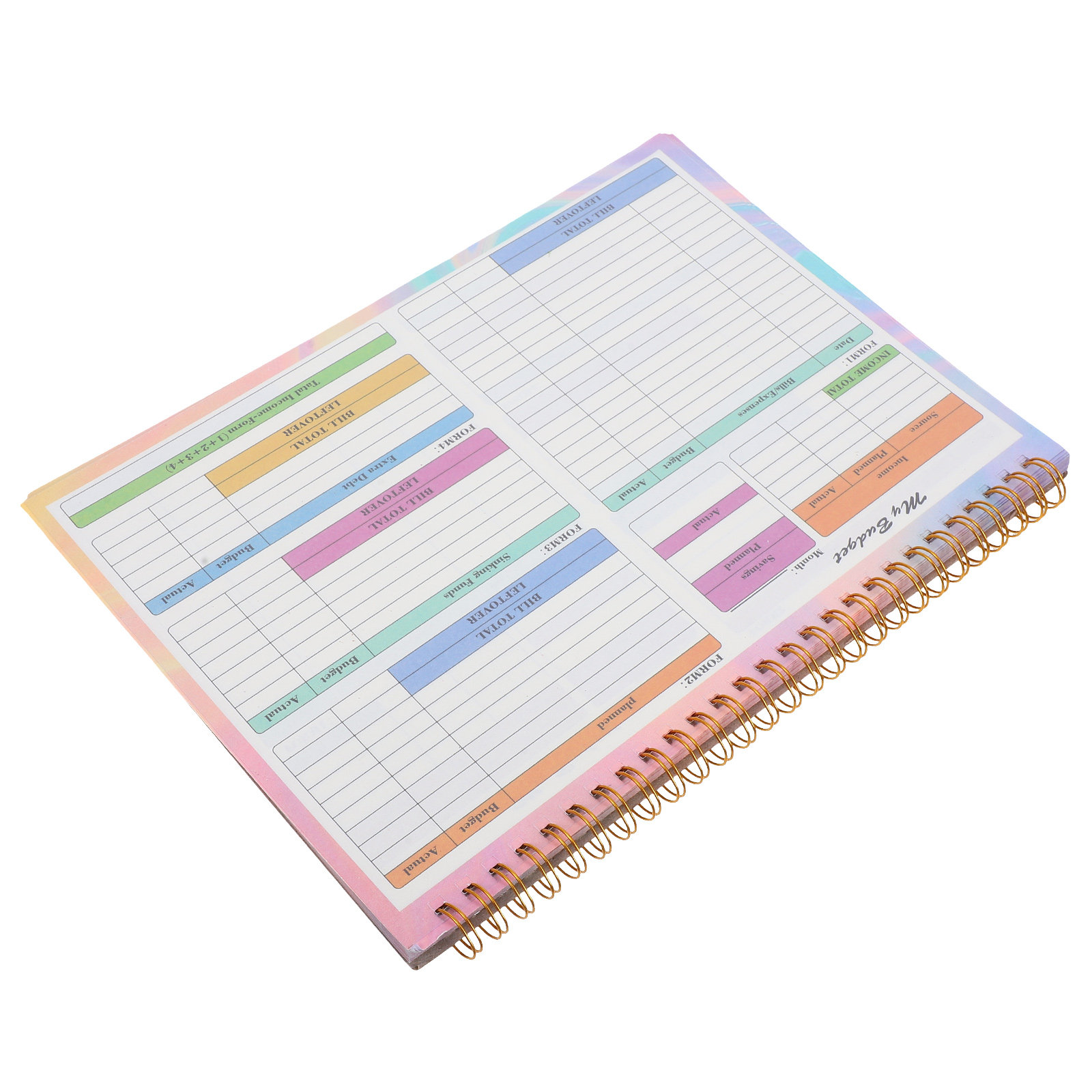 Home Office Expenses - B5 Buchhaltungs-Journal, Ausgabenbuch, Tages- und Wochenplaner,