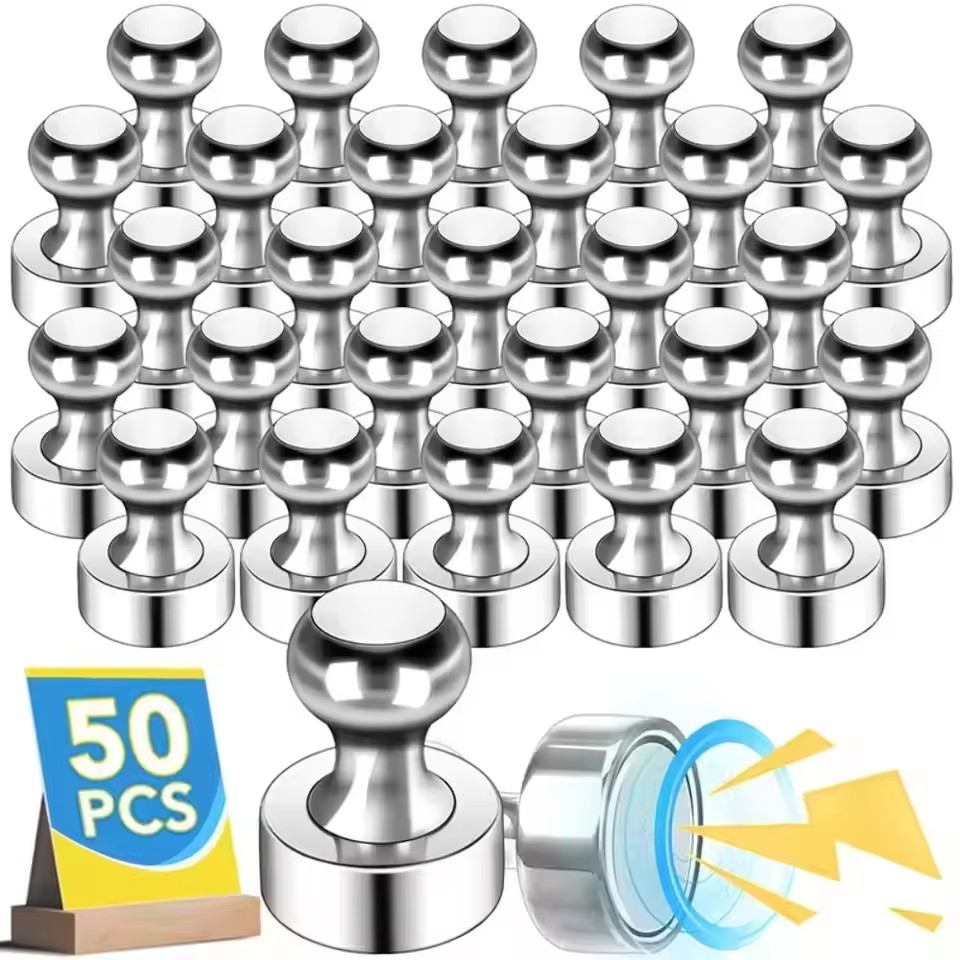 Whiteboard Magnetic - 50/1PCS Neodym Magnetische Reißzwecken Starke Magnet