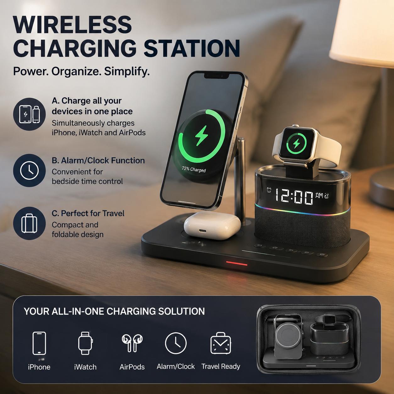 Magnetische Kabellose Ladestat – Home Office Gadgets Bewertung und Preis