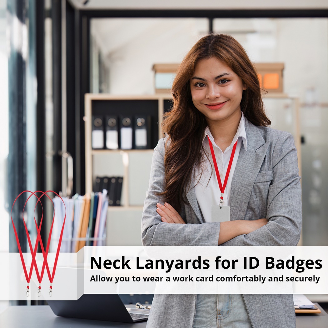 100 Stück Lanyards für Ausweis – Home Office Login Bewertung und Preis