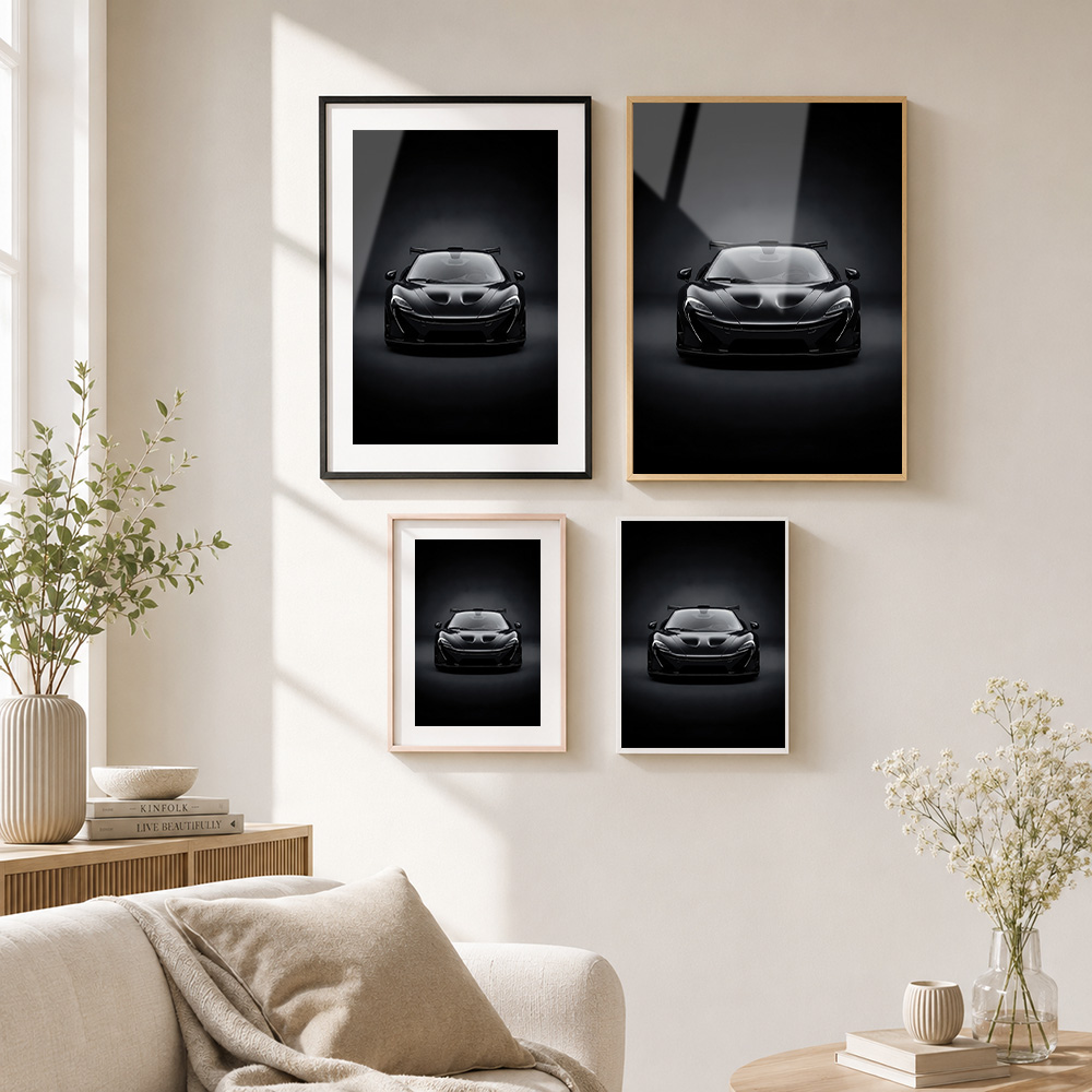 Schwarzes Metallposter mit dem – Home Office United Kingdom Bewertung und Preis