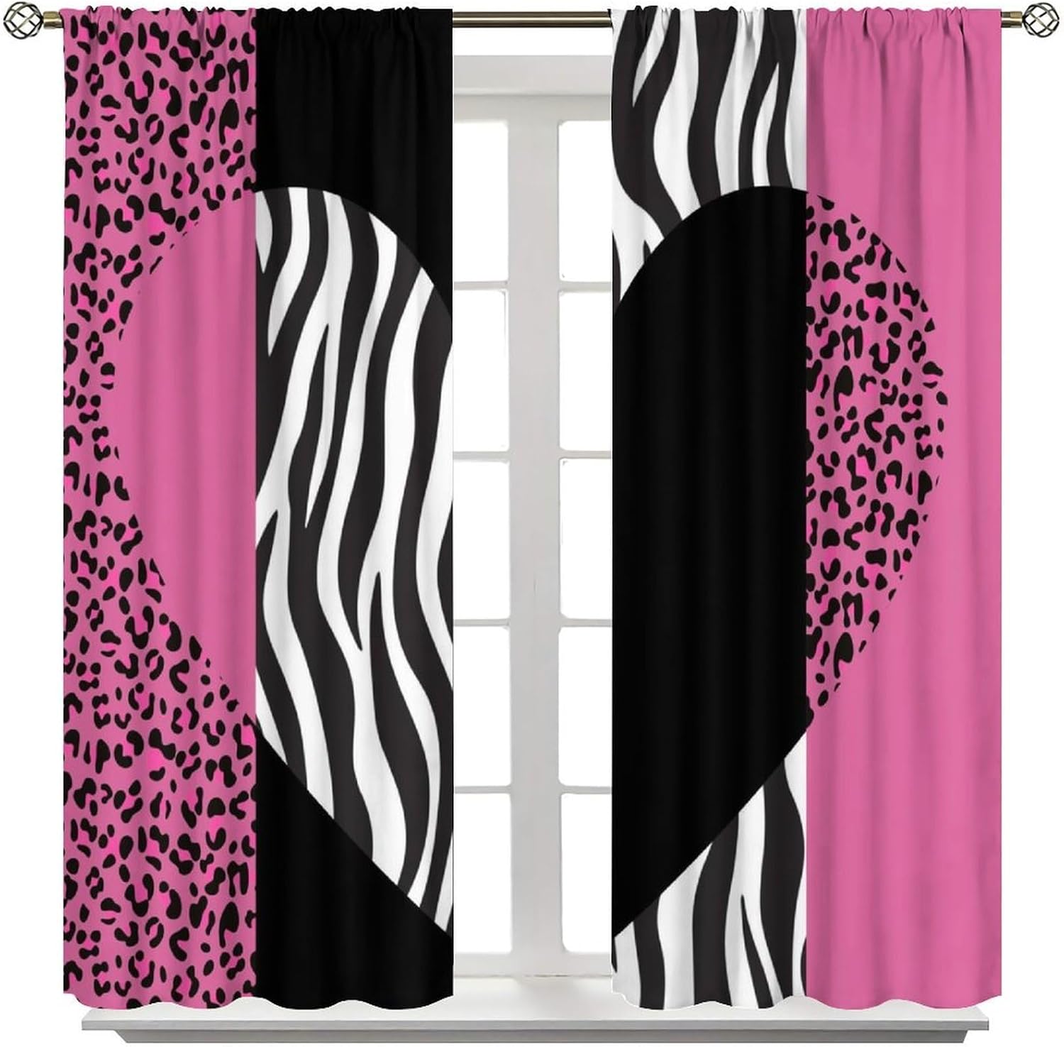 Kunstvoller Vorhang mit Wildti – Home Office Romance Bewertung und Preis