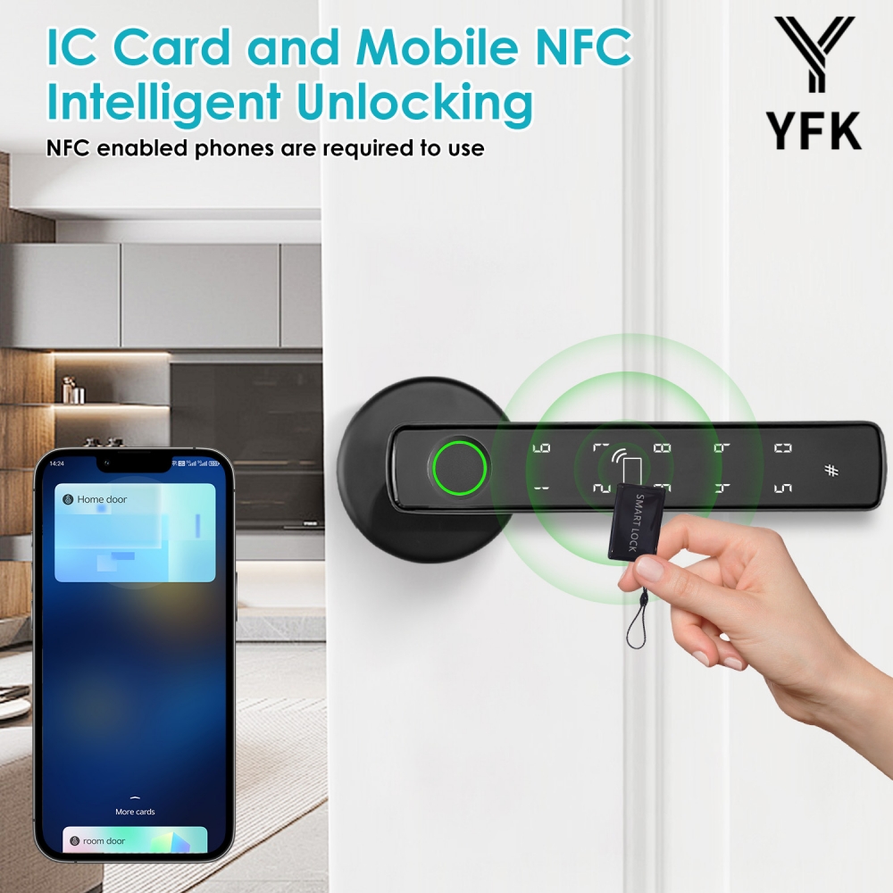 YFK Tuya 5-in-1 Smart-Türgriff – Home Office Login Bewertung und Preis