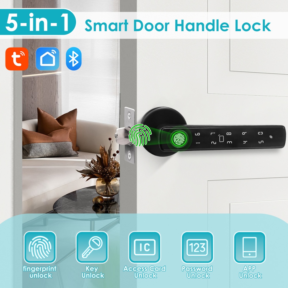 YFK Tuya 5-in-1 Smart-Türgriff – Home Office Login Bewertung und Preis