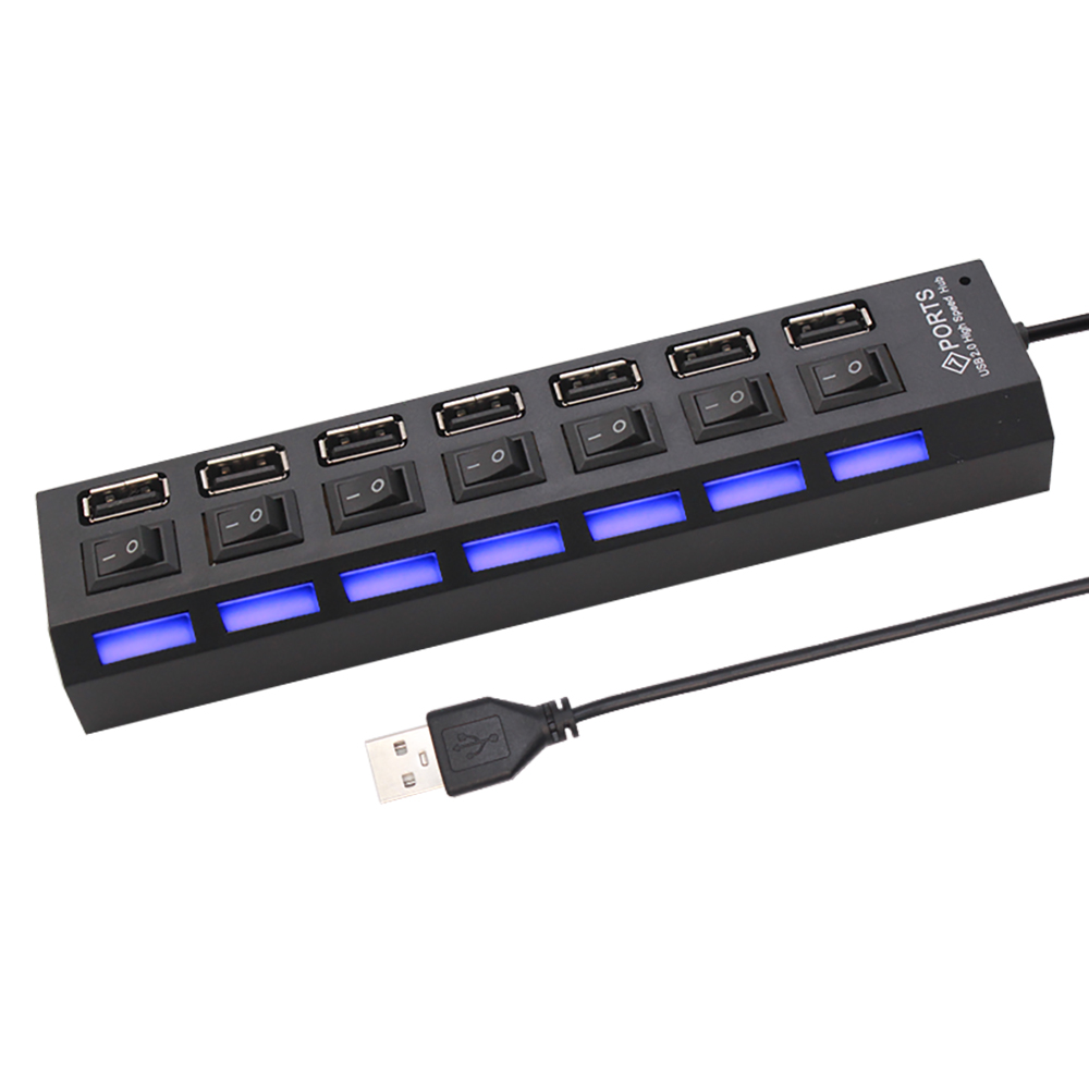 7-Port-USB-2.0-Hub-Splitter fü – Home Office Laptop Bewertung und Preis
