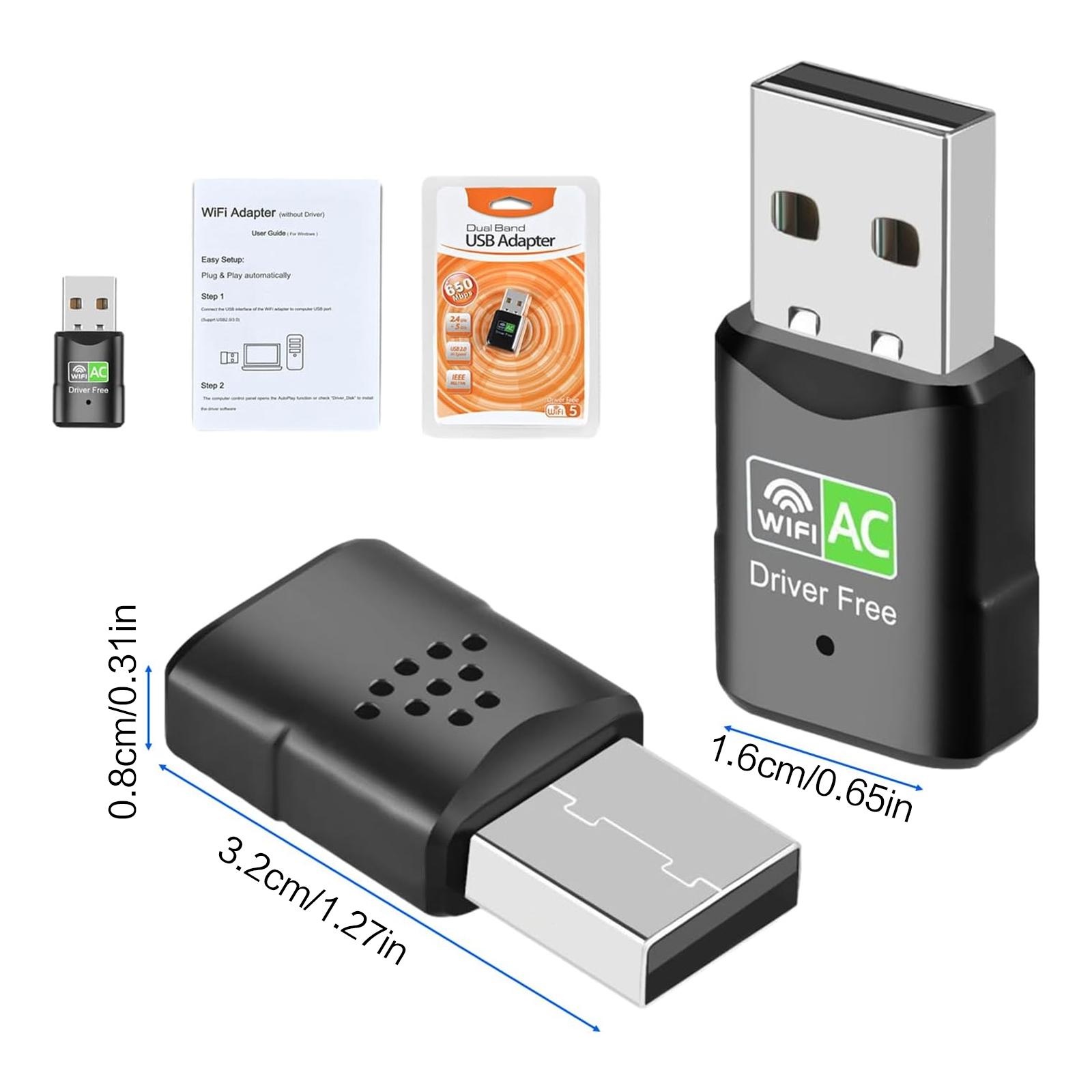AC600 USB-WLAN-Adapter, Dualba – Home Office Laptop Bewertung und Preis